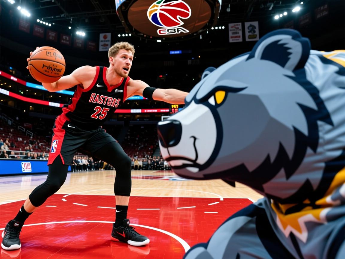 猛龙客场击败灰熊，范弗利特关键时刻发挥稳定  第4张